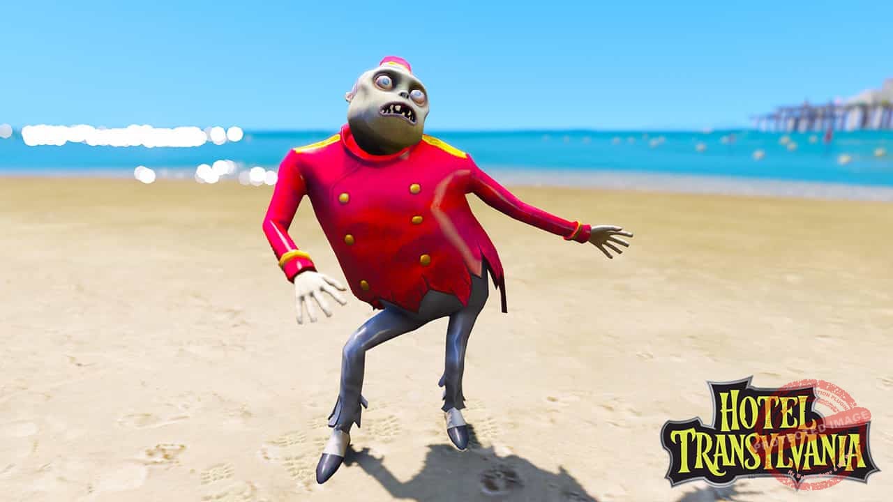 GTA 5 Mods Zombie 2 in Hotel Transylvania