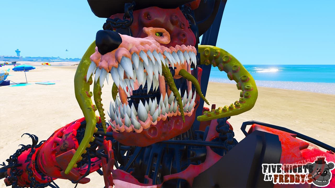 GTA 5 Mods FNAF Corrupted Foxy