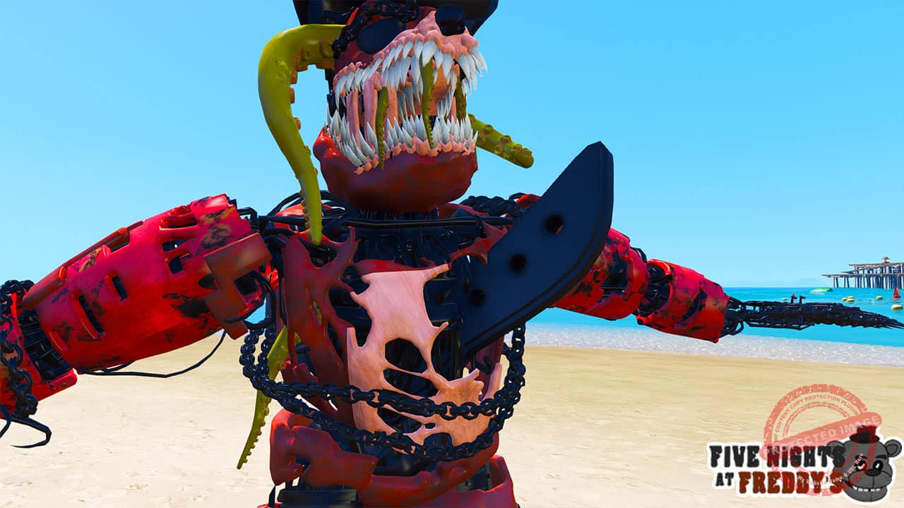 GTA 5 Mods FNAF Corrupted Foxy