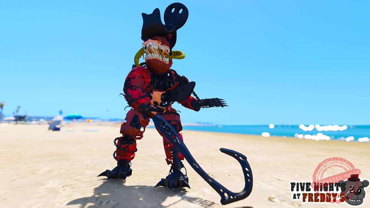 GTA 5 Mods FNAF Corrupted Foxy