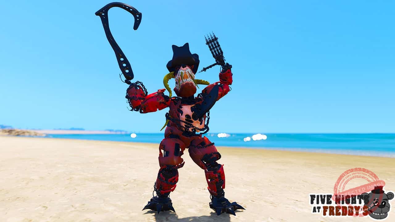 GTA 5 Mods FNAF Corrupted Foxy