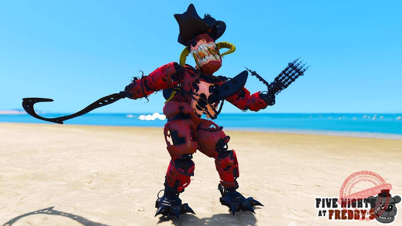 GTA 5 Mods FNAF Corrupted Foxy