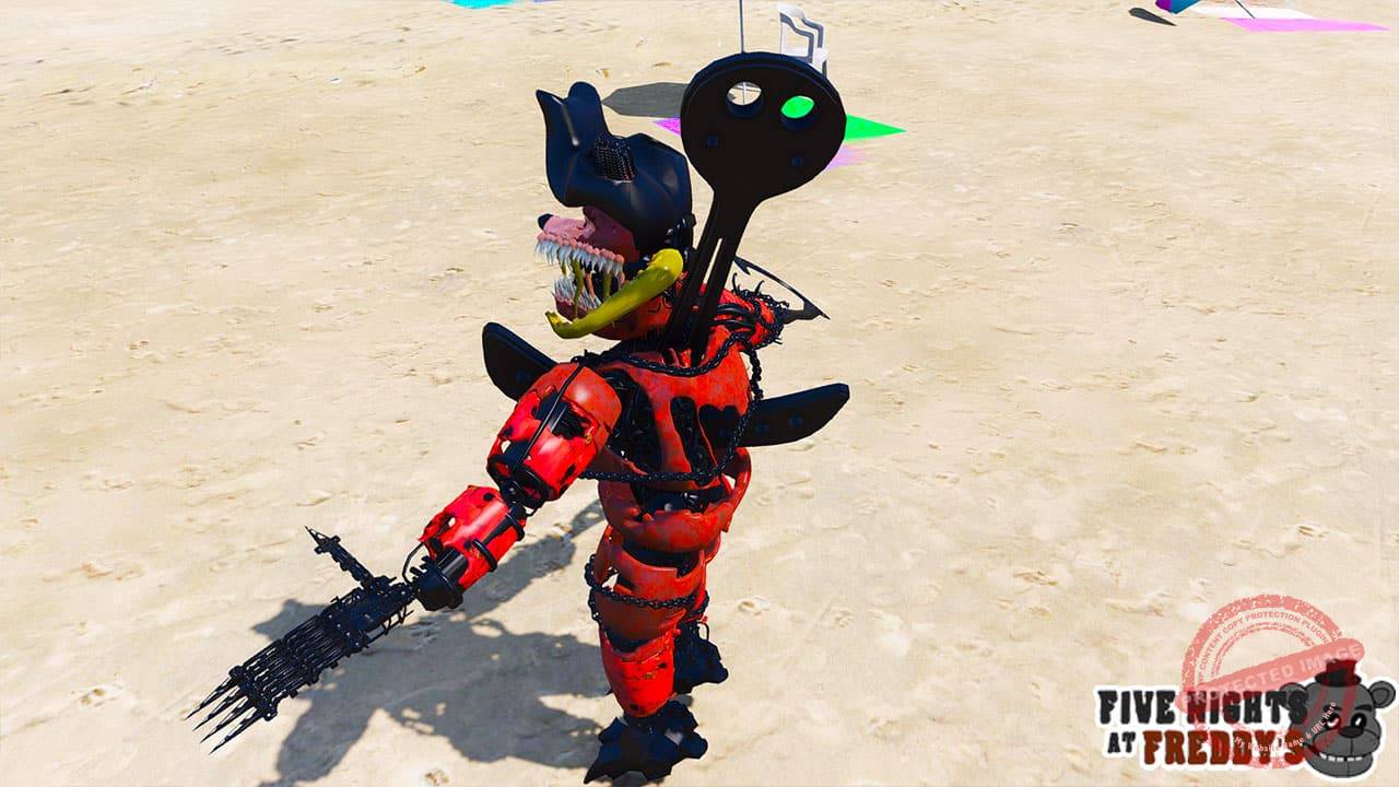 GTA 5 Mods FNAF Corrupted Foxy