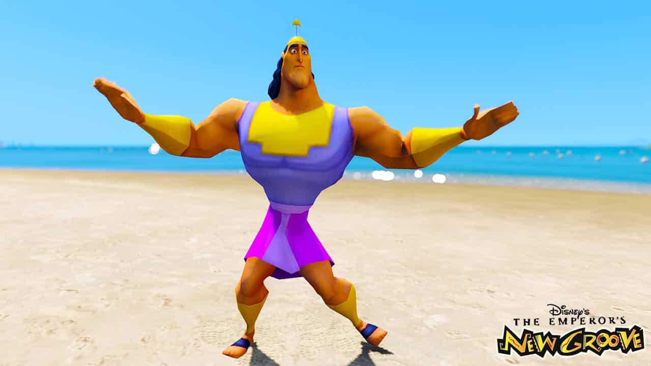 GTA 5 Mods Kronk in Emperror's New Groove