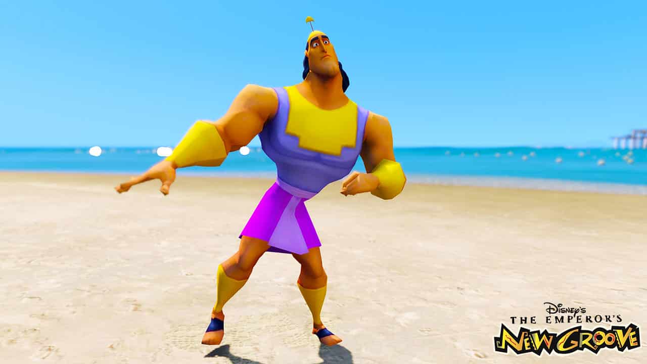 GTA 5 Mods Kronk in Emperror's New Groove