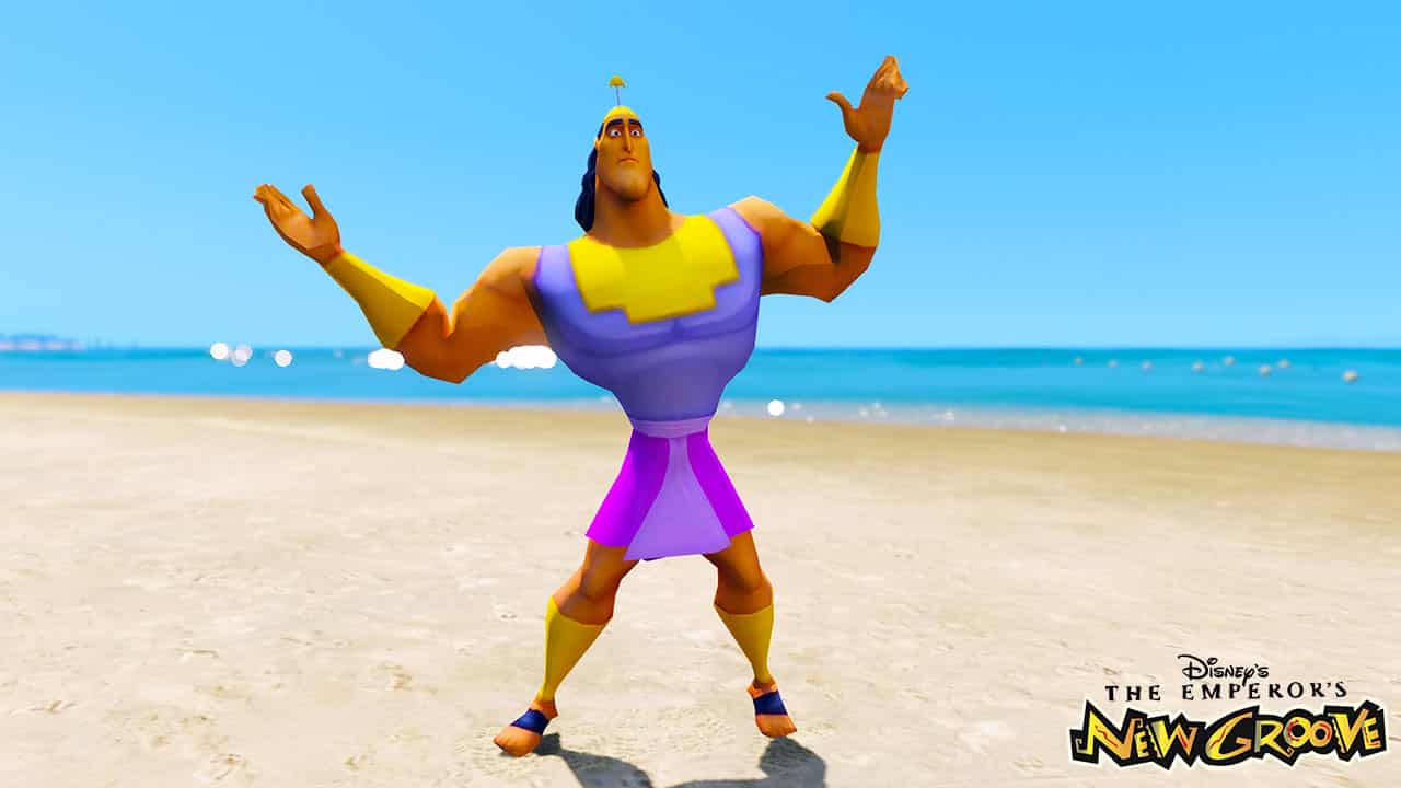 GTA 5 Mods Kronk in Emperror's New Groove