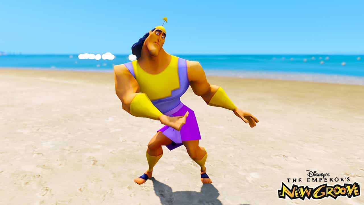 GTA 5 Mods Kronk in Emperror's New Groove