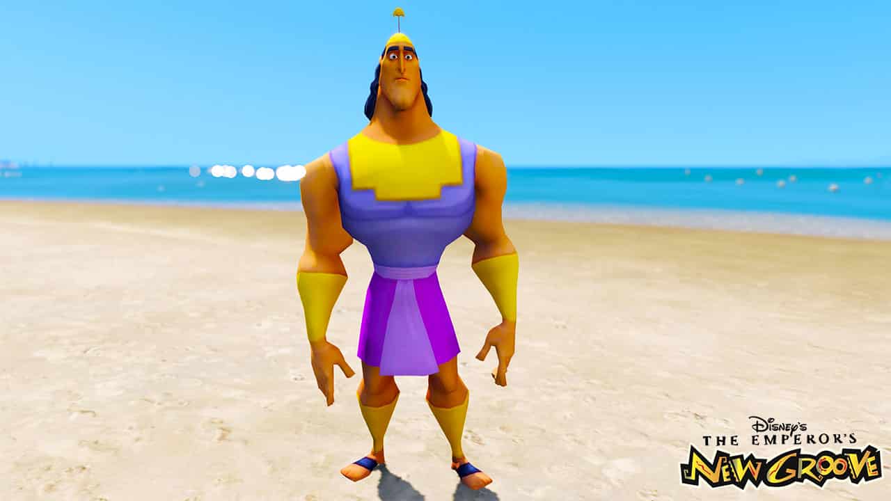 GTA 5 Mods Kronk in Emperror's New Groove