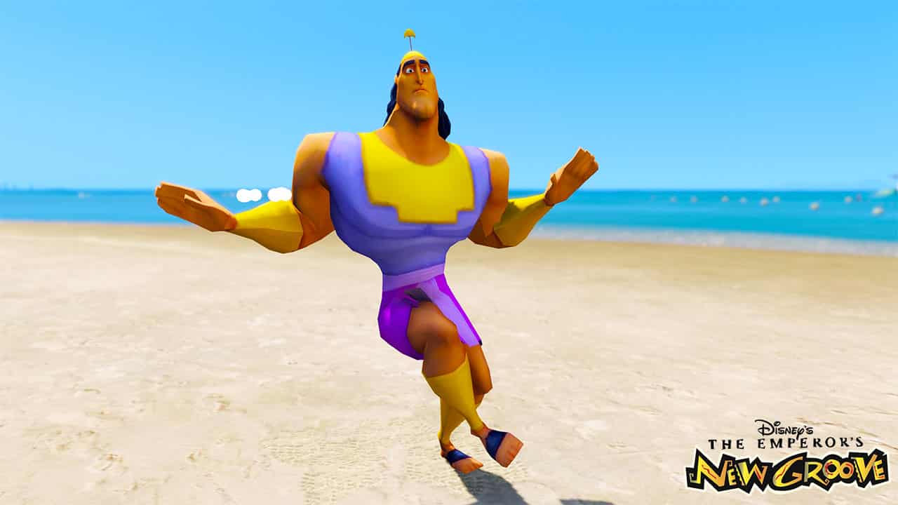 GTA 5 Mods Kronk in Emperror's New Groove