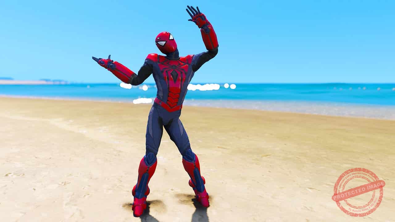 GTA 5 Mods Spiderman PS4 Aikman Suit