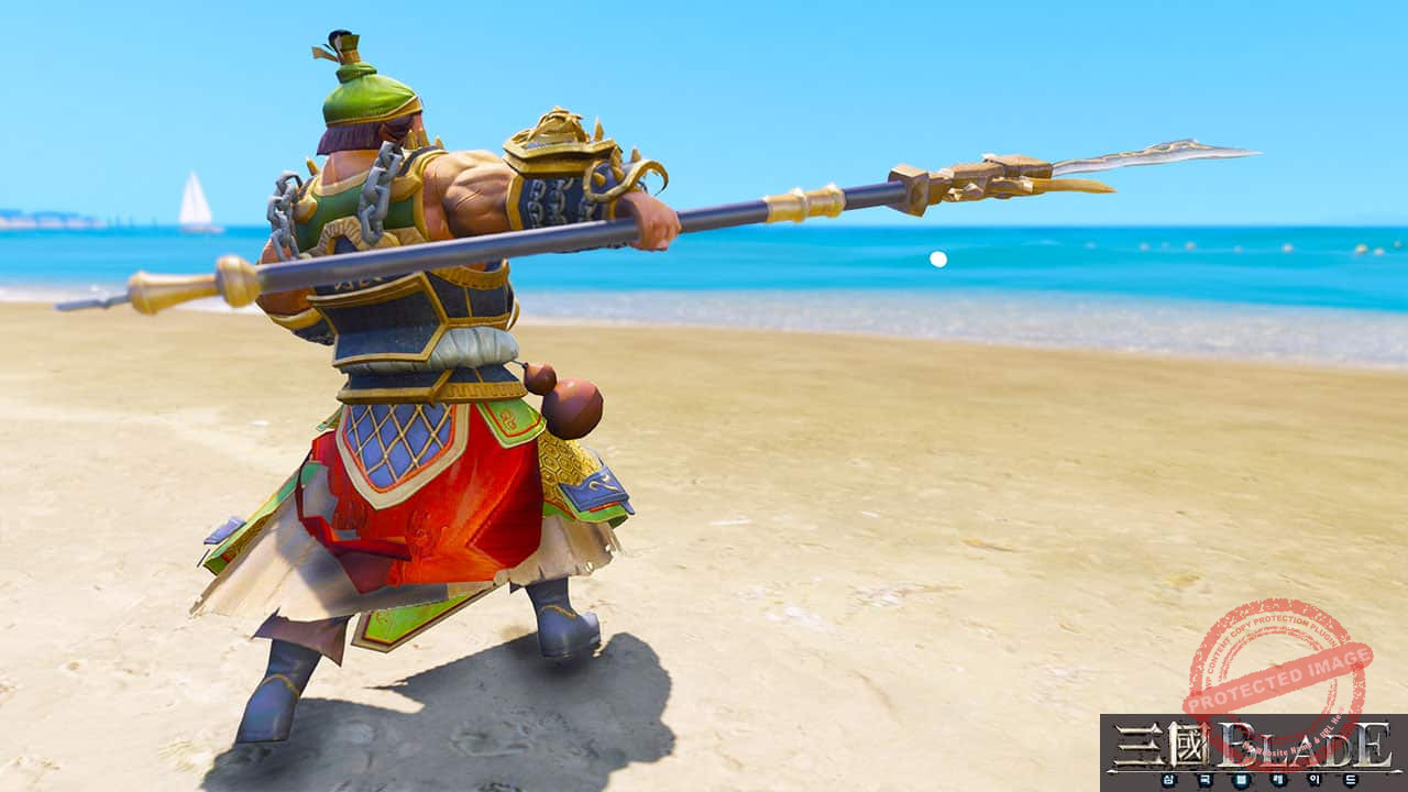 GTA 5 Mods Zhang Fei in Three Kingdoms Blade