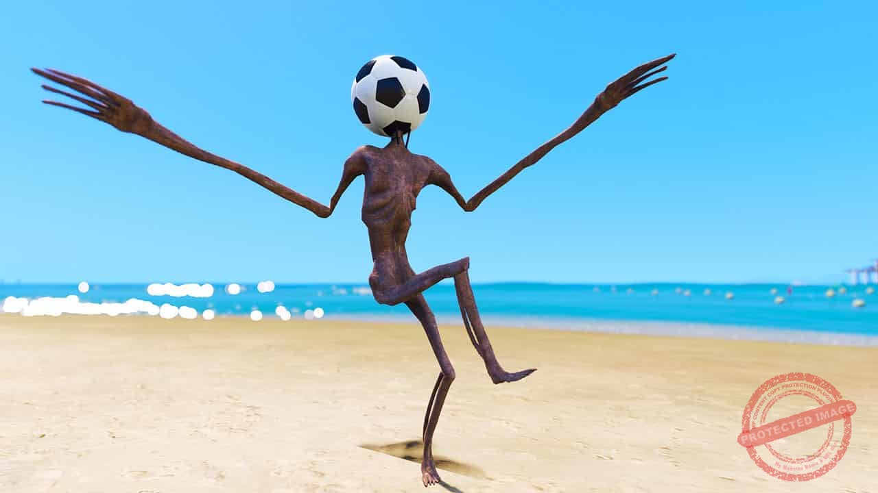 GTA 5 Mods Soccer Ball Siren Head
