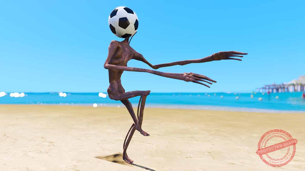 GTA 5 Mods Soccer Ball Siren Head