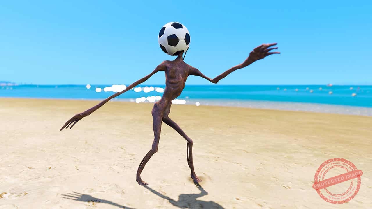 GTA 5 Mods Soccer Ball Siren Head