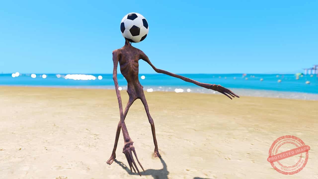 GTA 5 Mods Soccer Ball Siren Head