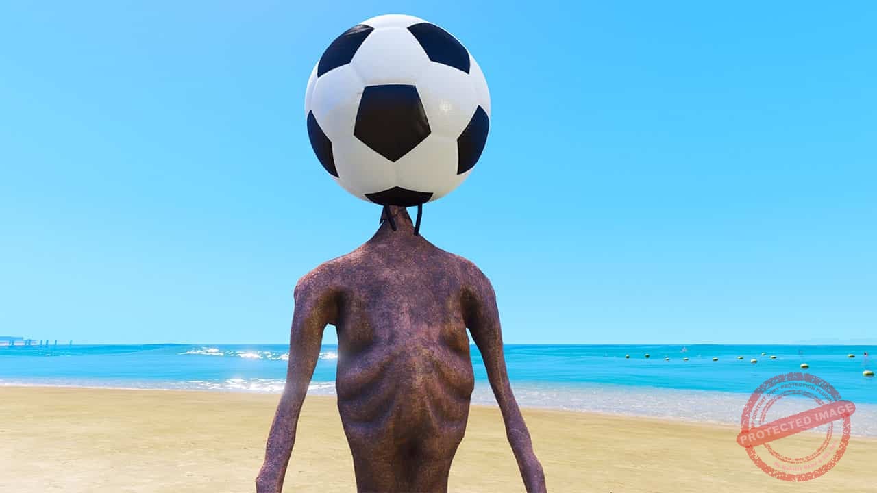 GTA 5 Mods Soccer Ball Siren Head