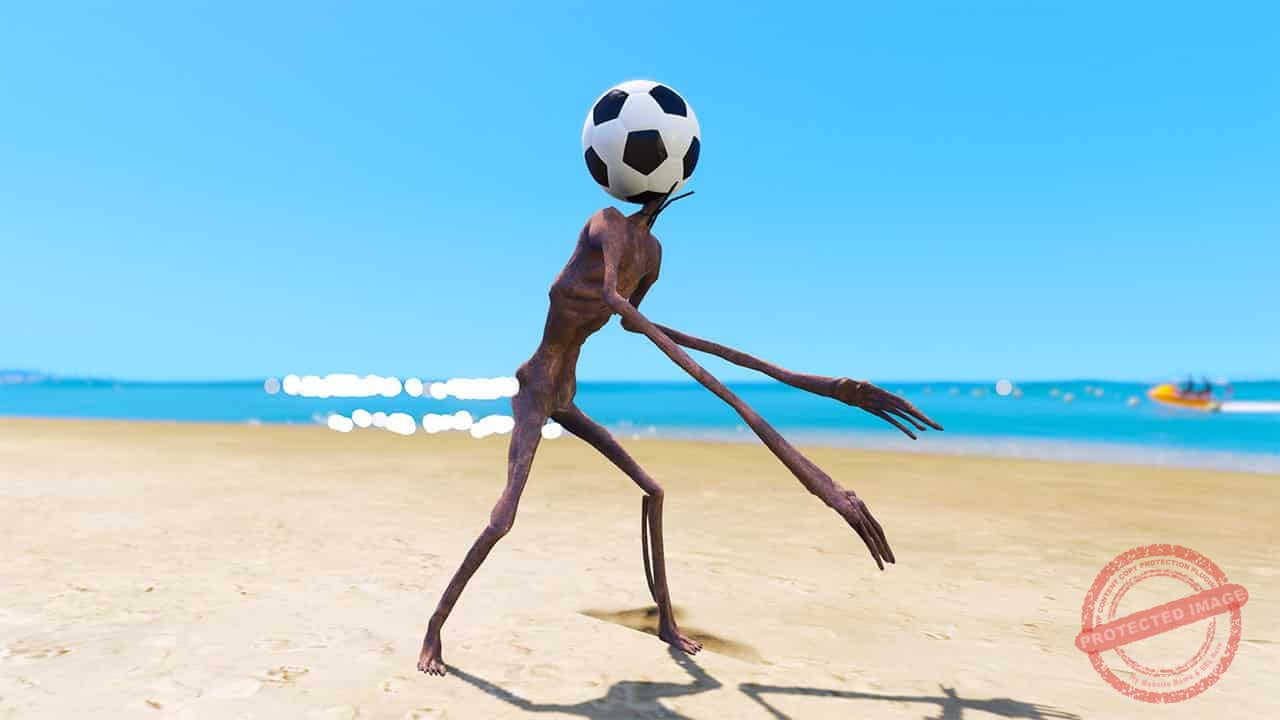 GTA 5 Mods Soccer Ball Siren Head