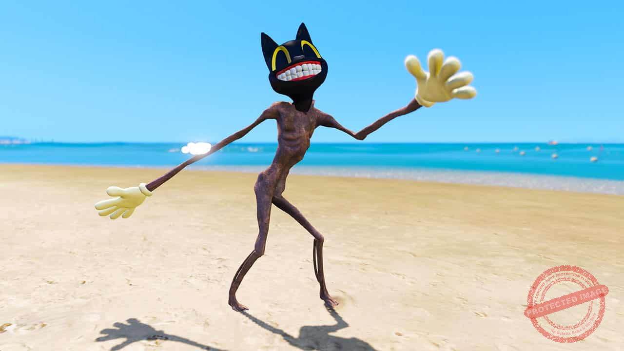GTA 5 Mods Cartoon Cat Siren Head