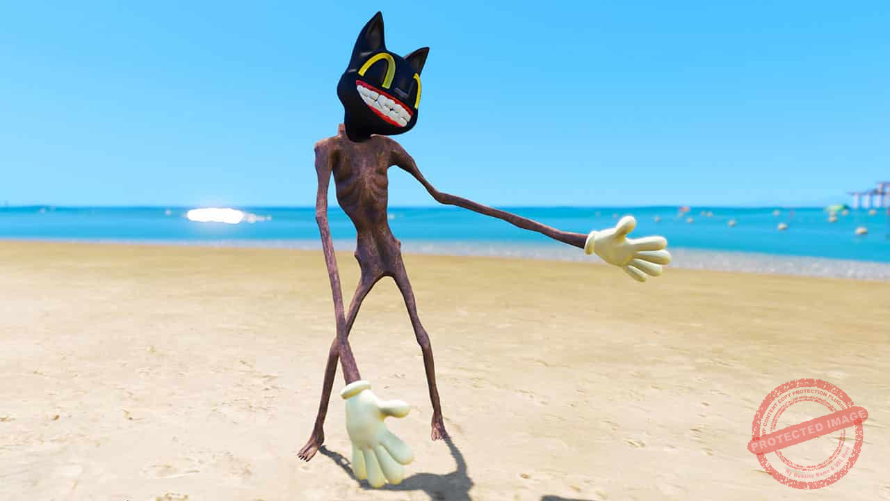 GTA 5 Mods Cartoon Cat Siren Head