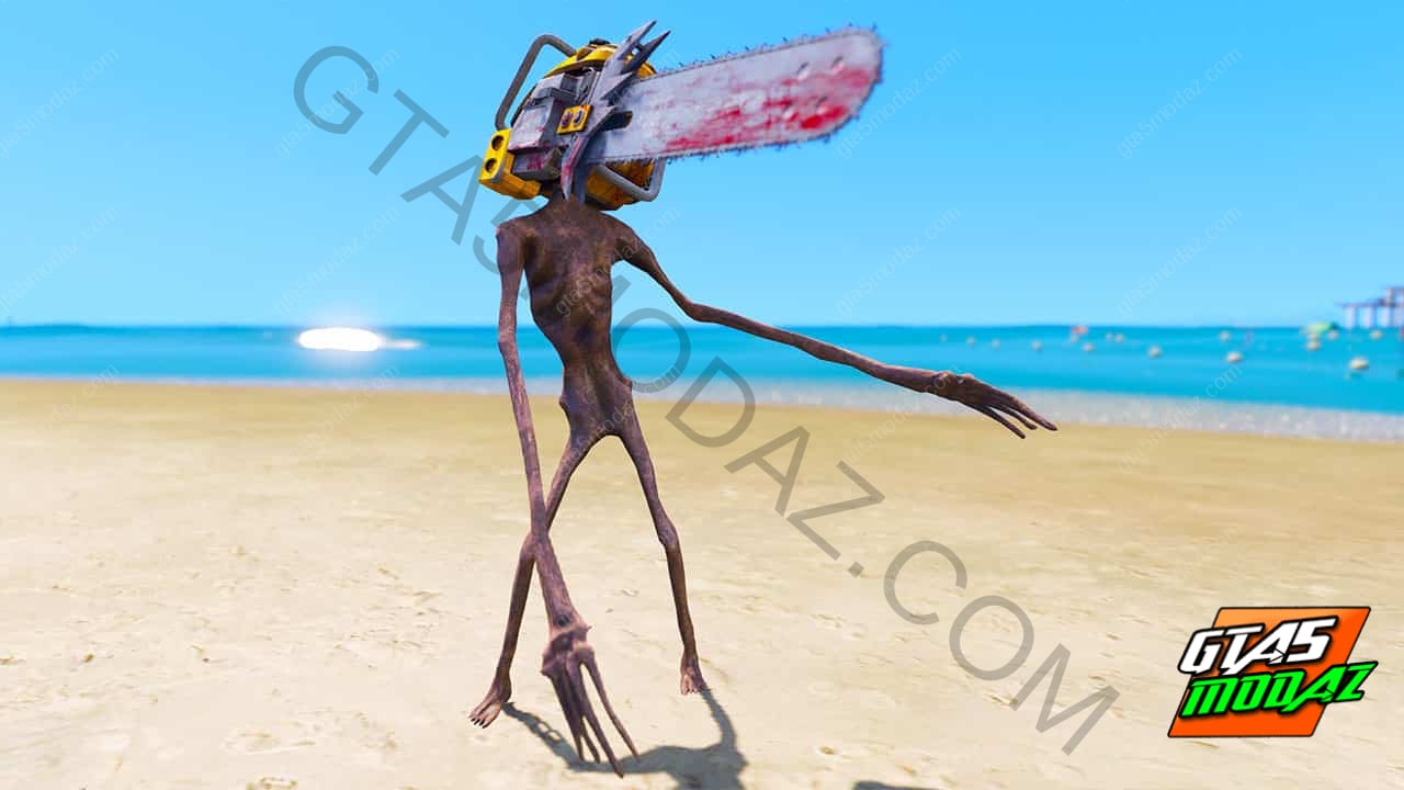 GTA 5 Mods Chainsaw Siren Head