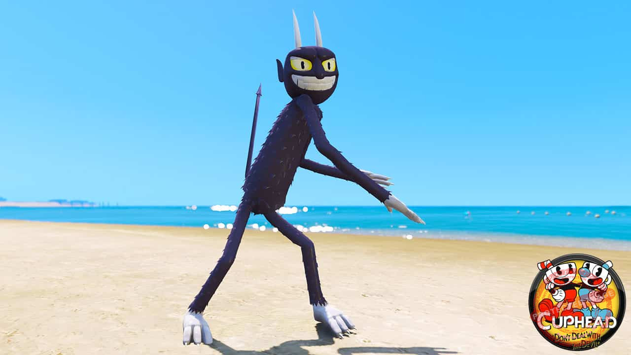 GTA 5 Mods The Devil in Cuphead