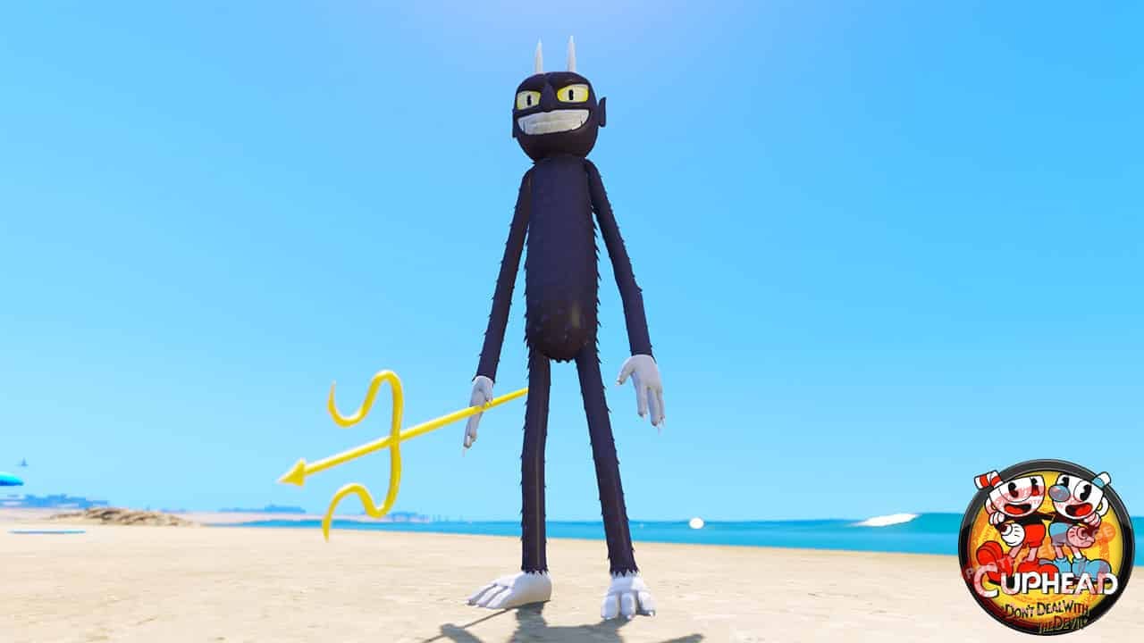 GTA 5 Mods The Devil in Cuphead