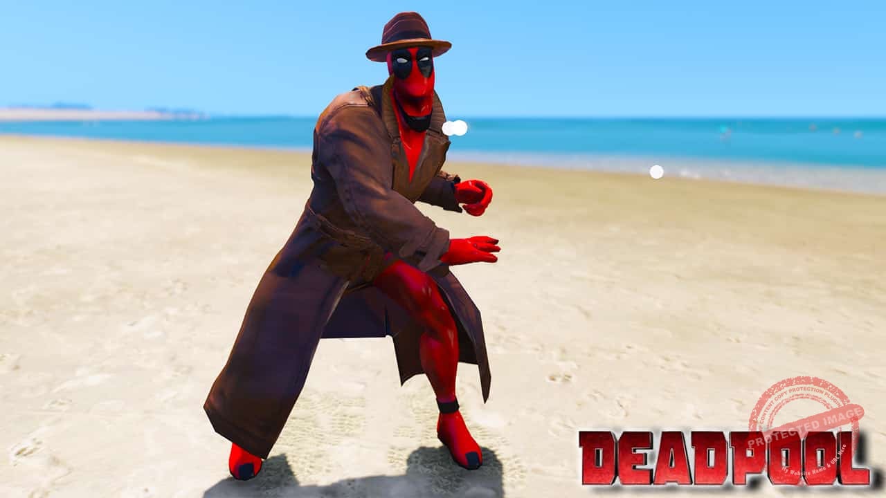 GTA 5 Mods Deadpool Dectective