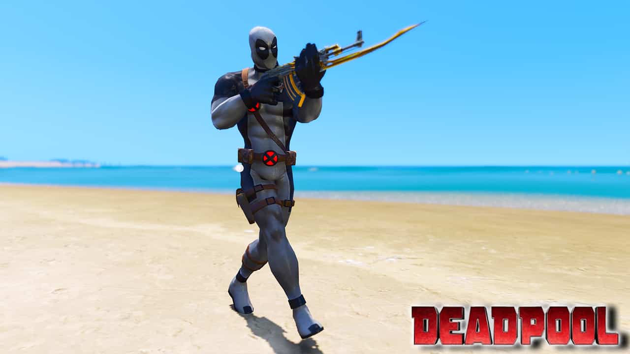 GTA 5 Mods Deadpool X-Force