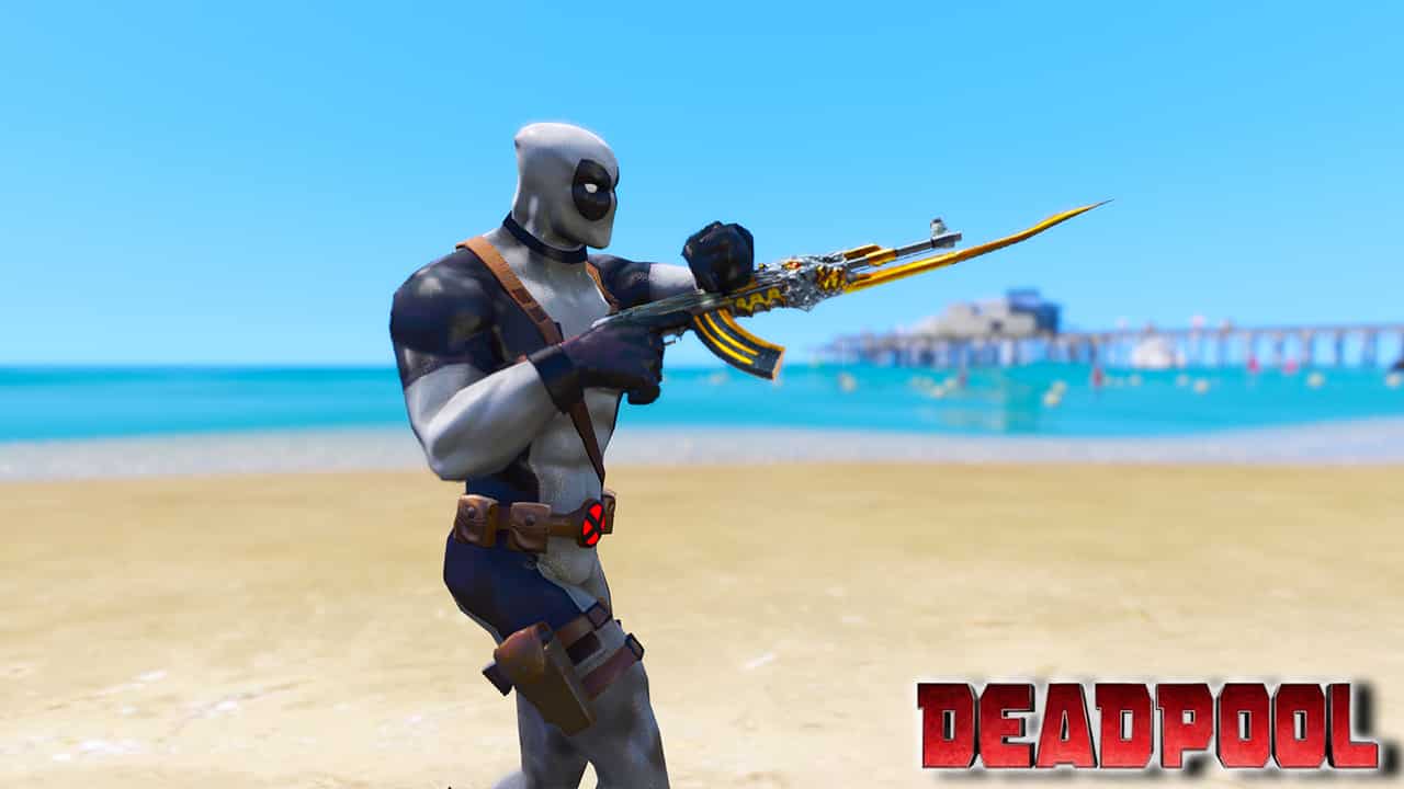 GTA 5 Mods Deadpool X-Force