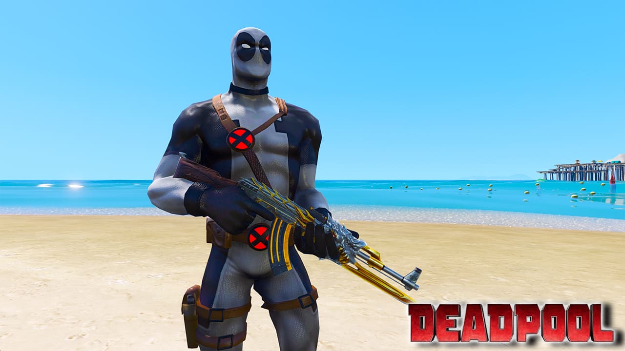 GTA 5 Mods Deadpool X-Force