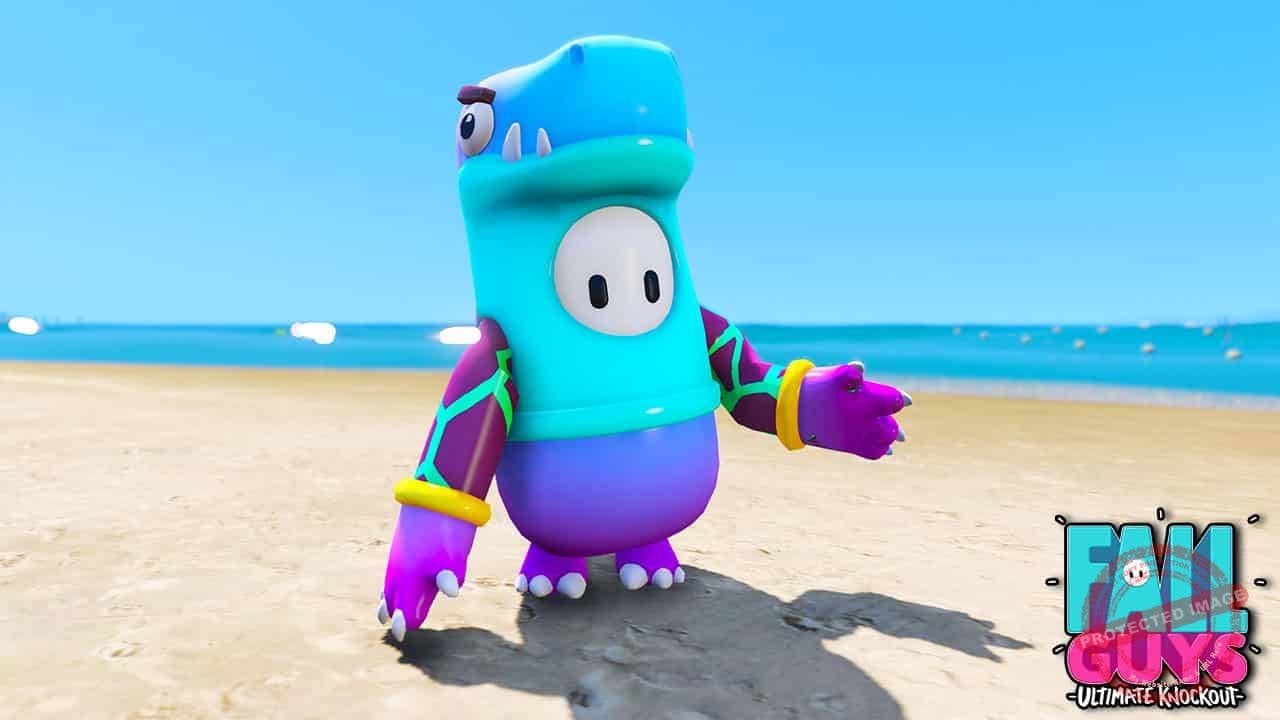 GTA 5 Mods Fall Guys Dinosaur