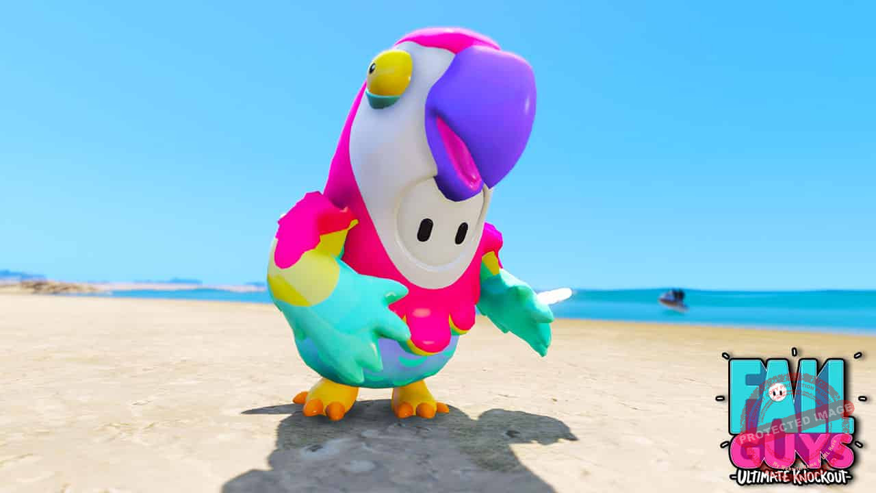 GTA 5 Mods Fall Guys Parrot