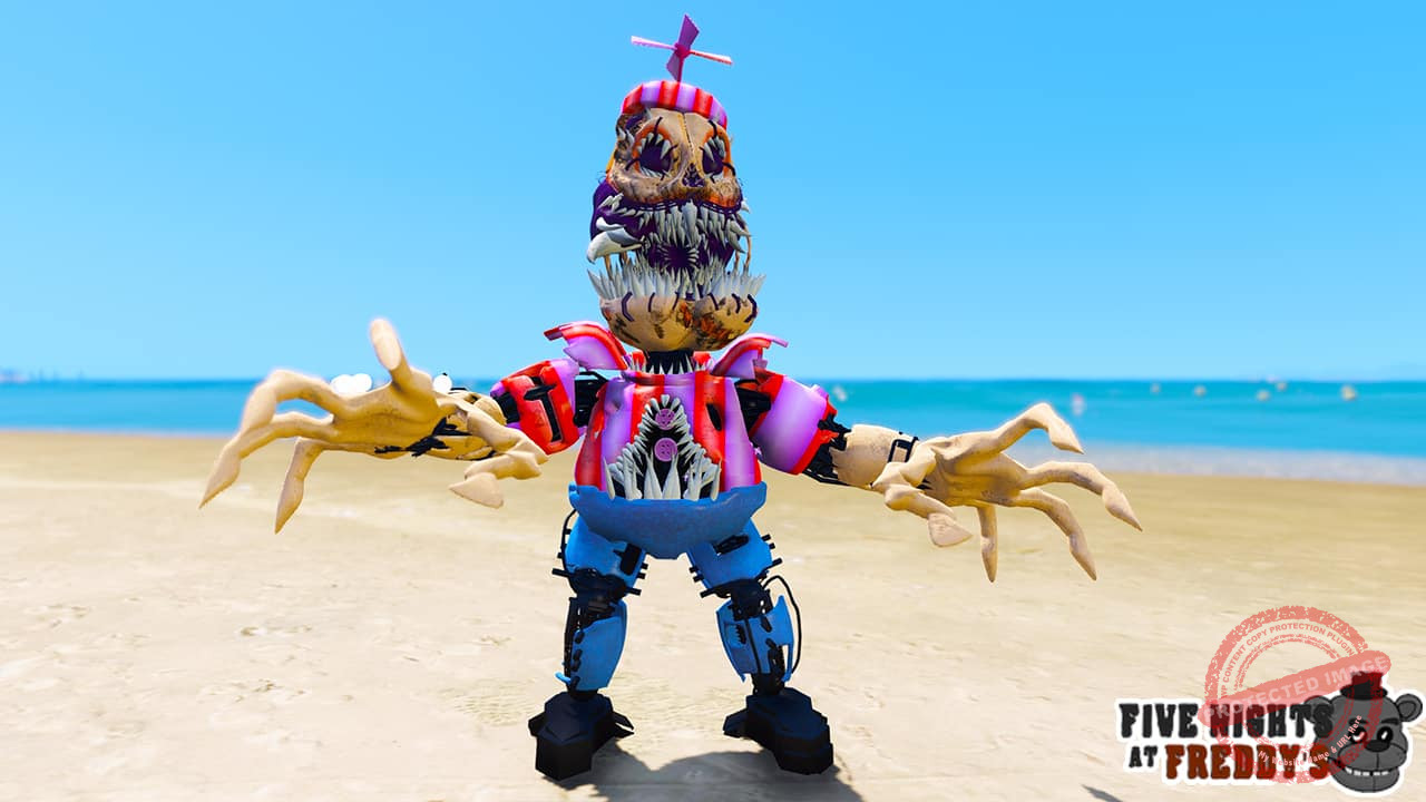 GTA 5 Mods FNAF Corrupted Balloon Boy