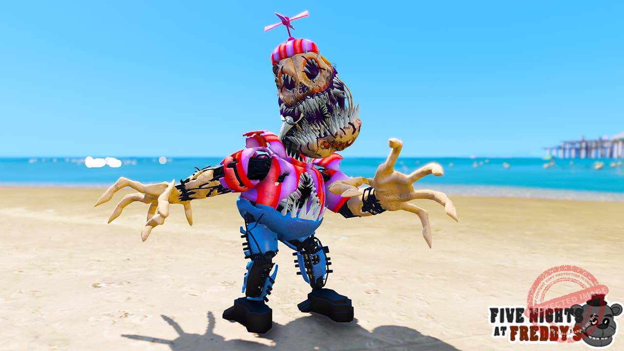 GTA 5 Mods FNAF Corrupted Balloon Boy