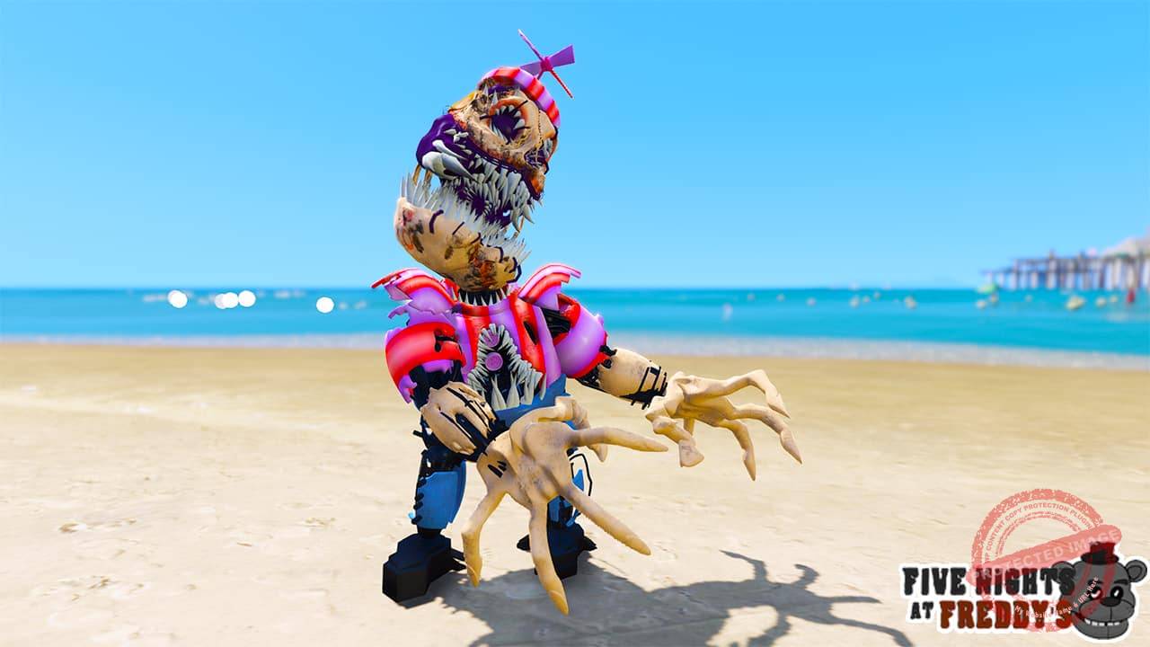 GTA 5 Mods FNAF Corrupted Balloon Boy