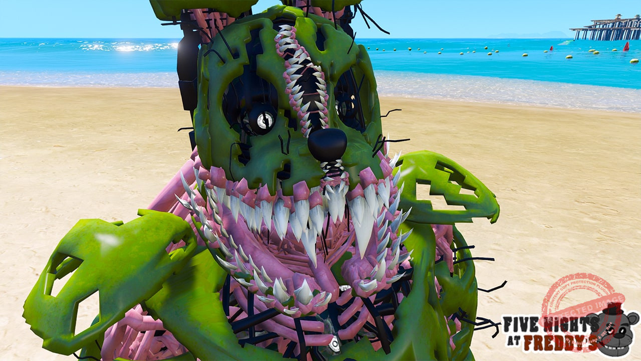 GTA 5 Mods FNAF Corrupted Springtrap