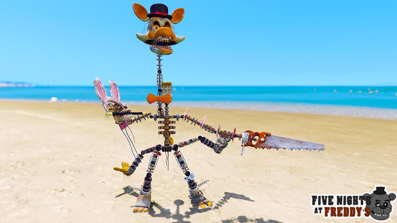 GTA 5 Mods FNAF Magician Mangle