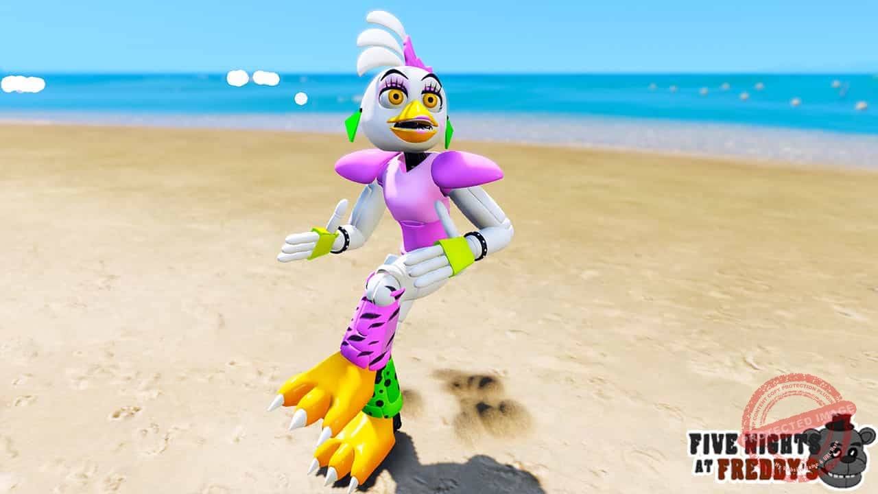 GTA 5 Mods FNAF Security Breach Glamrock Chica