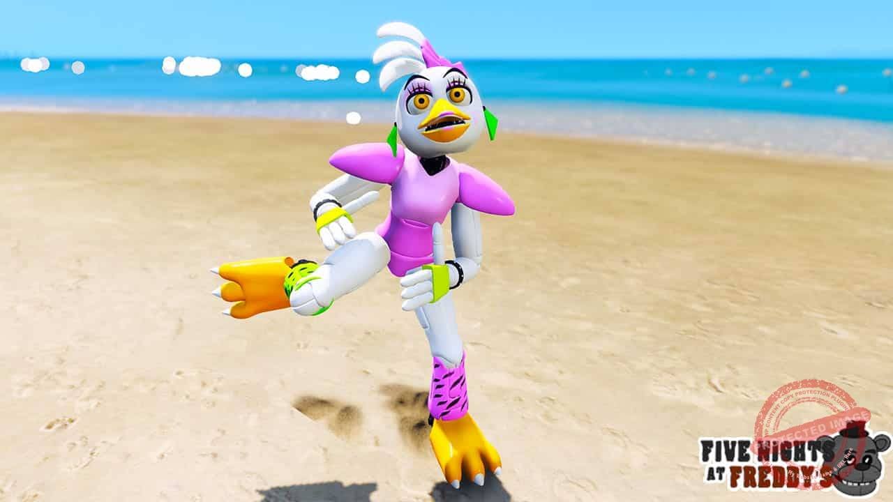 GTA 5 Mods FNAF Security Breach Glamrock Chica