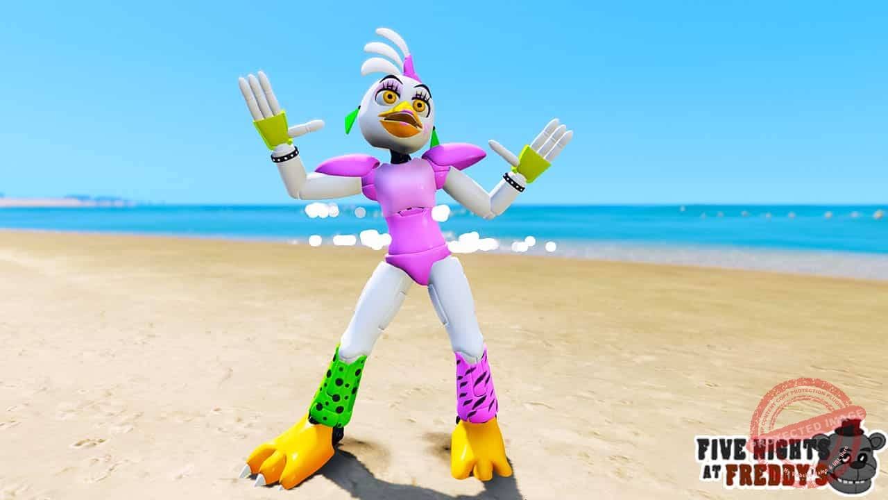 GTA 5 Mods FNAF Security Breach Glamrock Chica