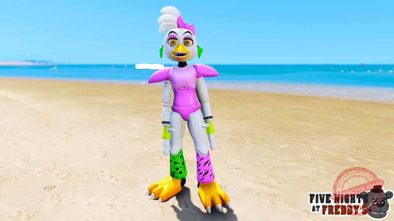GTA 5 Mods FNAF Security Breach Glamrock Chica