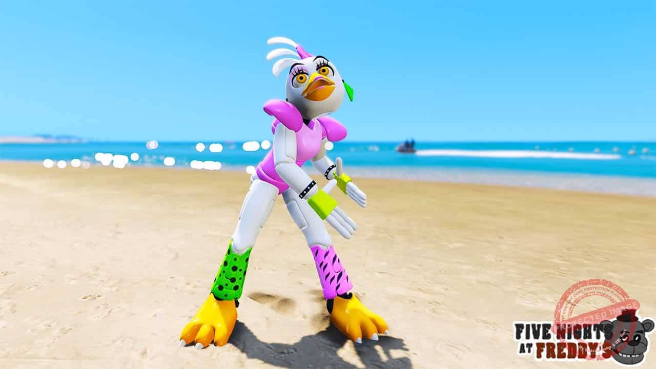 GTA 5 Mods FNAF Security Breach Glamrock Chica