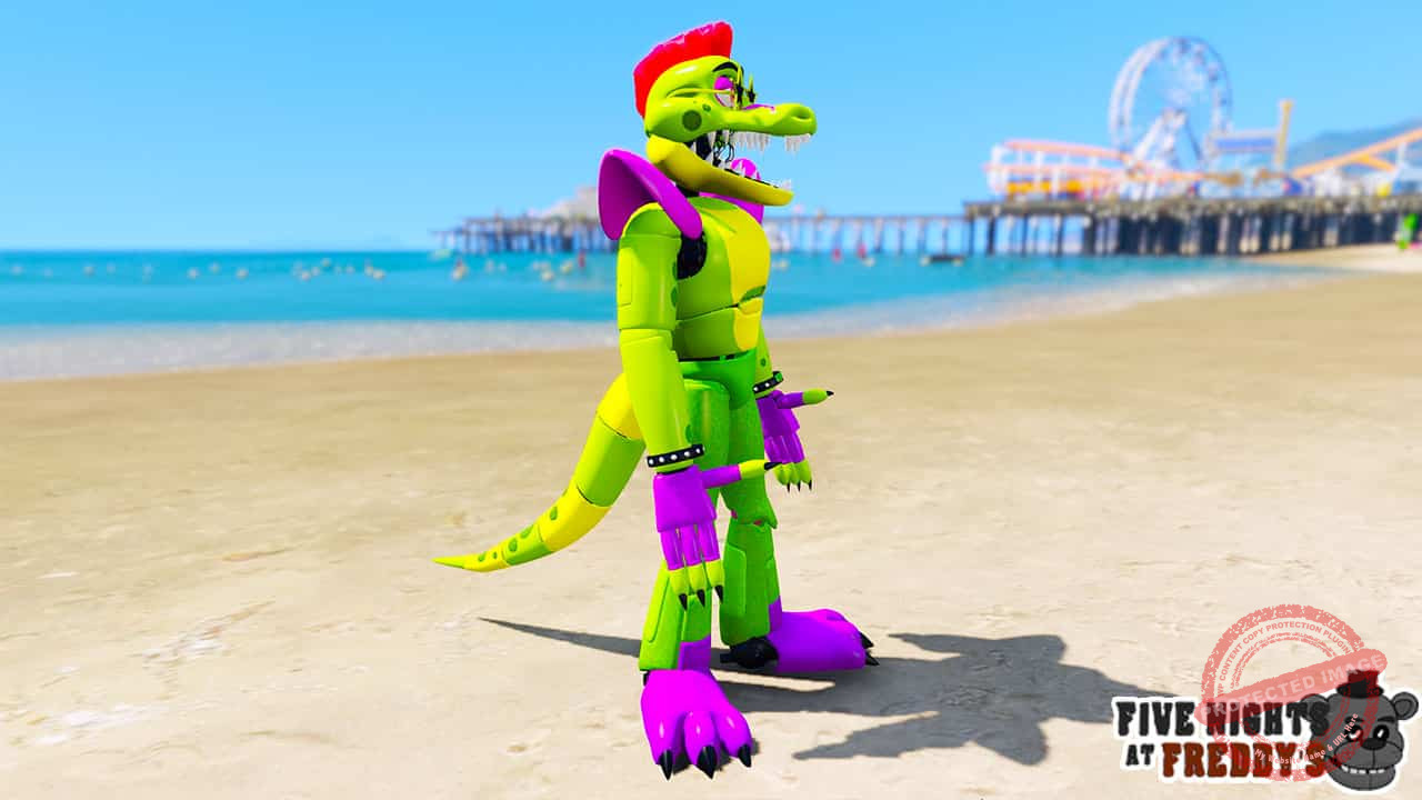 GTA 5 Mods FNAF Security Breach Monty