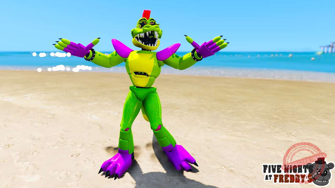 GTA 5 Mods FNAF Security Breach Monty