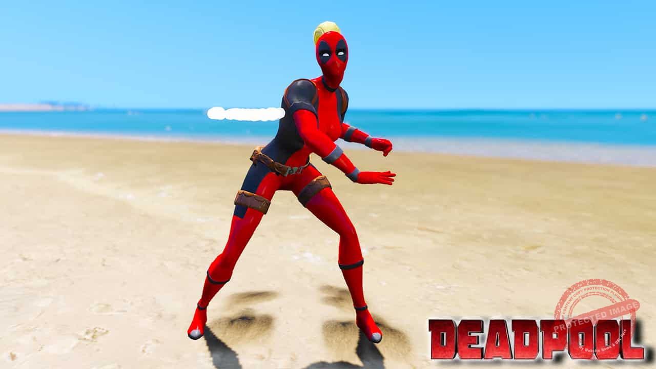 GTA 5 Mods Lady Deadpool