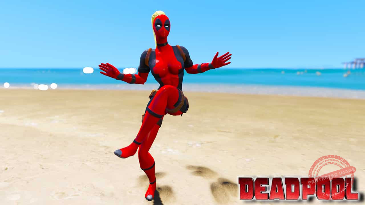 GTA 5 Mods Lady Deadpool