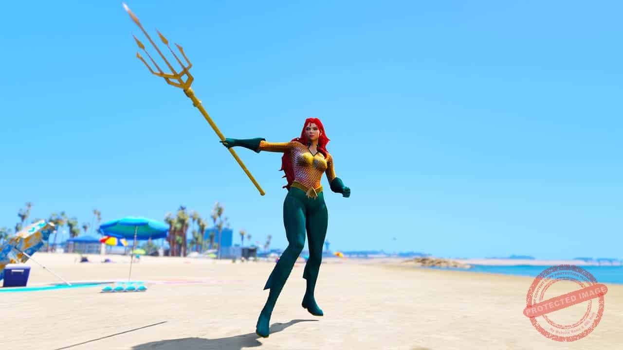 GTA 5 Mods Mera the Aquagirl