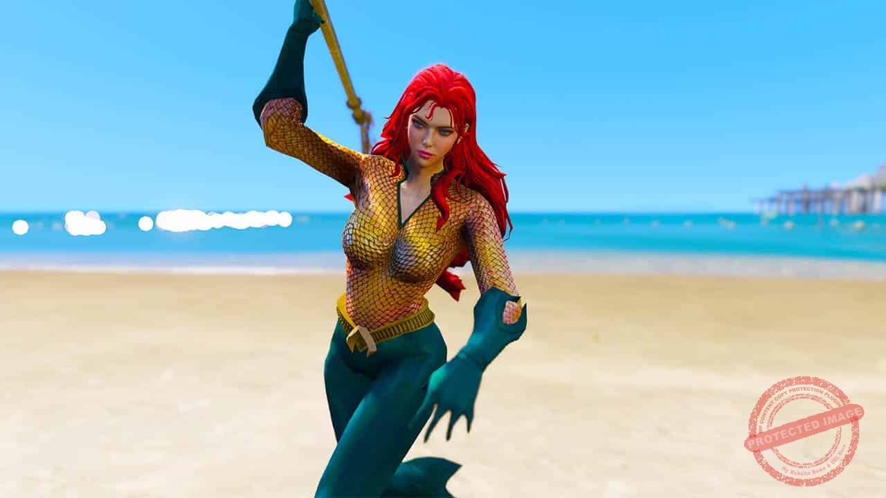 GTA 5 Mods Mera the Aquagirl