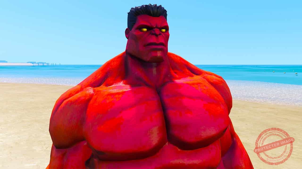 GTA 5 Mods Red HULK New Version