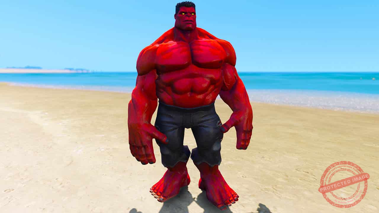 GTA 5 Mods Red HULK New Version